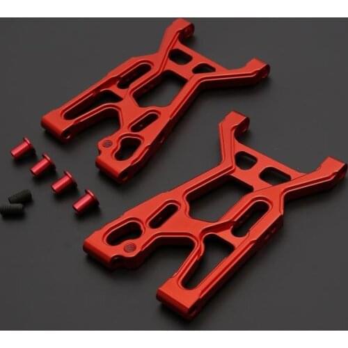 CNC Alloy Front Lower Suspension Kit A-Arm for Rovan LT Truck SLT Buggy LOSI 5IVE-T and King Motor X2