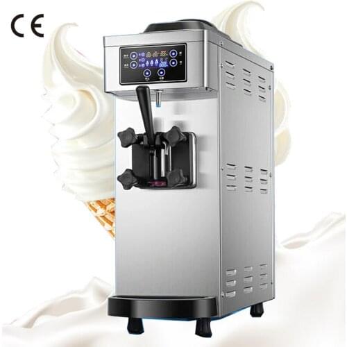 Hot Sale Ice Cream Makers Machine Durable Single Heads Soft Ice Cream Machine 1100W