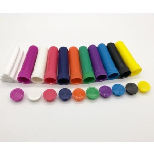 Nasal Inhaler Blank with High Quality Cotton Wicks, herbal refreshing nose blank inhaler(102sets/lot,Free shipping)