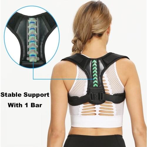 Professional S/M/L/XL Unisex Back Prevention of Hump Adjustable Postural Correction Breathable Straightening Belt