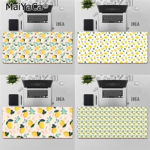Maiyaca Top Quality cute lemon Keyboards Mat Rubber Gaming mousepad Desk Mat Free Shipping Large Mouse Pad Keyboards Mat