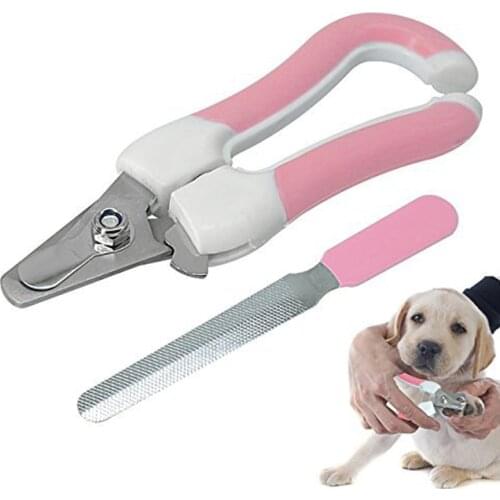 Pet Nail Clipper Professional Scissors Cleaning Supplies Stainless Steel Dog Cat Claw Clippers Grooming Tools Scissors Trimmer