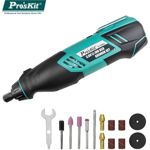 ProsKit USB Grinder Set PT-5206U 3.6V Li-ion Electric Screwdriver Drilling, Polishing, Cutting Engraving Grinding Machine Kit