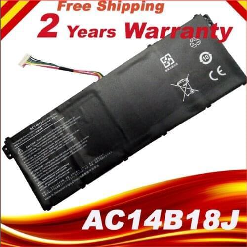 New AC14B18J Battery for Acer Aspire ES1-111 ES1-111M ES1-311 ES1-511 ES1-711 ES1-711G ES1-521/531/572 R3-131T Laptop