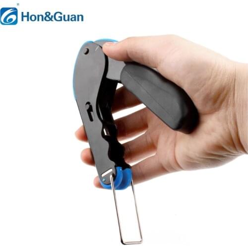 1pc Compression Crimping Tool F RG6 RG58 RG59 Connector Coax Coaxial Crimper Black