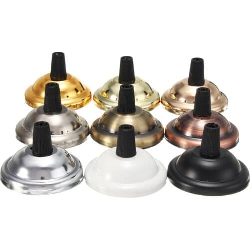 Lamp Base Retro Vintage Antique Ceiling Plate Lamp Holder Electroplating Iron Pendant Light Accessory For Home deco