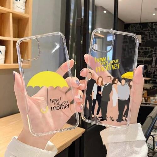 How i met your mother Phone Case Transparent for iPhone 6 7 8 11 12 s mini pro X XS XR MAX Plus SE cover funda