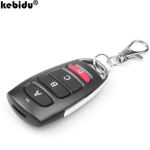 Kebidu RF Remote Control Key 433mhz Cloning Cloner Smart Electric Garage Door Remote Control Key Replacement