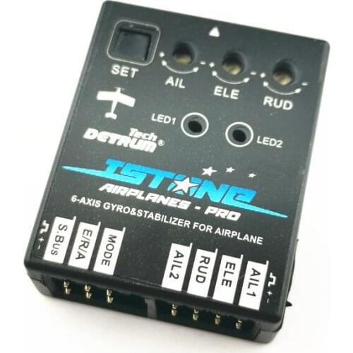 Detrum Istone Pro RC Airplane 6-axis Gyro Fixed-wing flight control Stabilizer with ABS System RC drone accessories