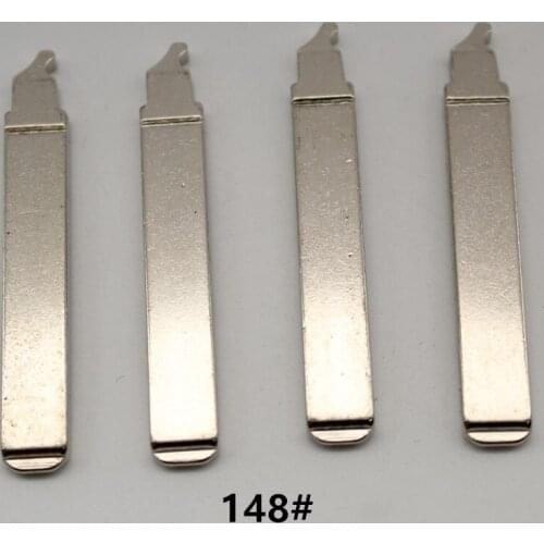 VVDI OEM 10Pcs 148# Metal Uncut Flip Remote Key Blade For Toyota