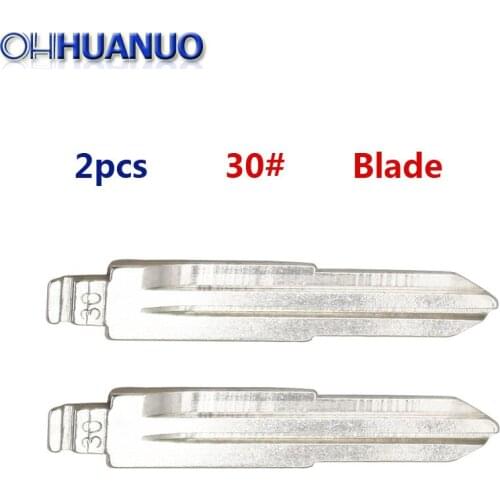 2pcs/lot NO.30 Remote Key Universal Uncut Blank Car Key Blade For CMC, GALENA, SCEO, EASTAR, DAEWOO,30# blade