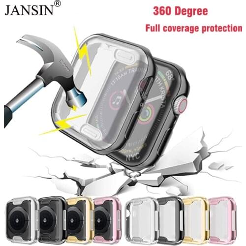 Screen Protective Case for Apple Watch Series 6 SE 5/4/3 iwatch Shatter-Resistant Shell Protector Cover 38 42 44 40mm watch case