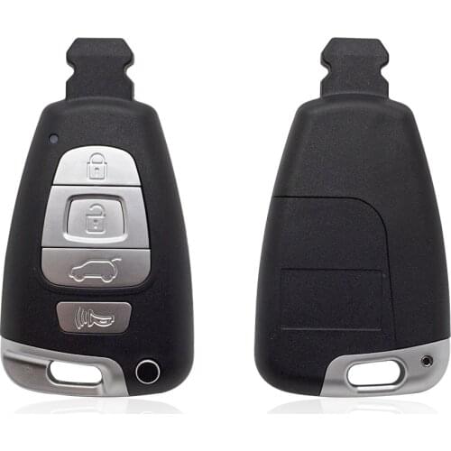 4 Buttons Car Keyless Remote Key Shell for Hyundai Veracrus Intelligent Smart Key Case Smart Key Cover With key Blade