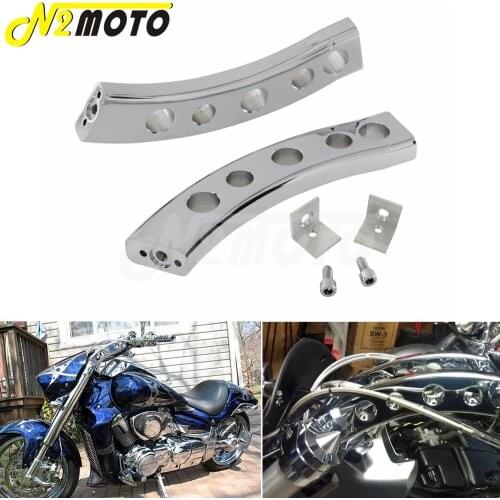 Billet Aluminum Motorcycle 5-Holes Handlebar Riser 6.5" Rise Bar Mount for Suzuki Boulevard M109R VZR1800 2006-2009 Chrome