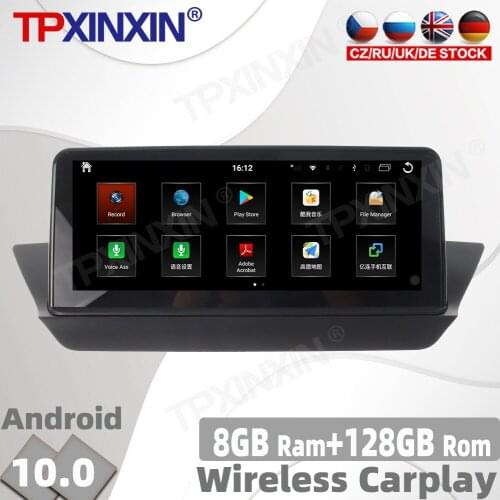 8+128G Android 10 For BMW X1 E84 2010 - 2015 Car Radio Multimedia Video Player Navigation GPS Accessories Auto 2din 2 din No DVD
