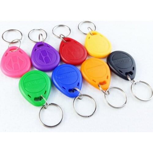 TK4100 13.56MHZ Key Fobs Key Tag Small Portable Access Control Elevator School Keychain For Access Control System Keyfobs