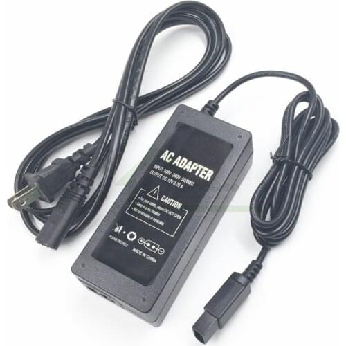 European/ US/UK Version AC Adapter Wall Power Supply Charger Adapter Cord for Nintendo Gamecube for NGC Game Console