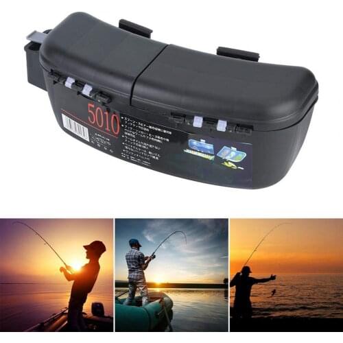 Multifunctional Portable Fishing Bait Tackle Box Waist Carrier Lure Reel Holder Container Fishing Tools