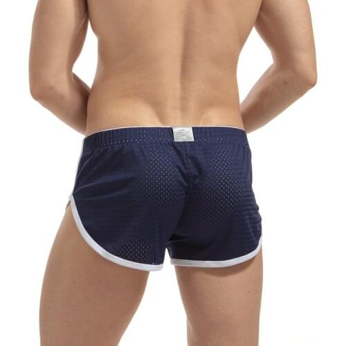 Fashion Brand Men Loose Boxers Mesh Breathable Comfortable Man Underwear Trunks Homme Panties Gay Boxers Shorts M/L/XL/XXL/XXXL