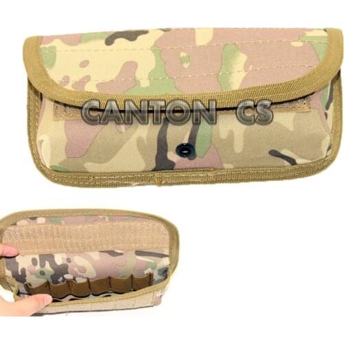 12 Round Shotgun Shotshell Reload Holder Molle Pouch For 12 Gauge/20G Magazine Pouch Ammo Round Cartridge Holder