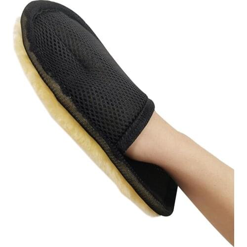 Car Cleaning Car Styling Wool Soft Car Washing Gloves Cleaning Brush Motorcycle Washer Care Car Accessories