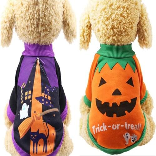 Dog Clothes For Small Dogs Winter French Bulldog Jacket Standing Cartoon Dog Halloween Costume Chihuahua Pet Clothes