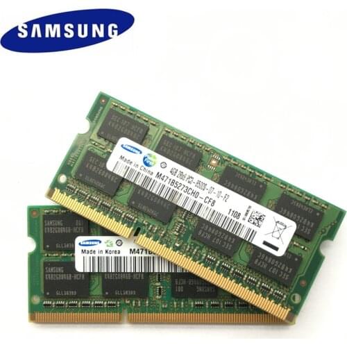 SAMSUNG SEC 4G 2Rx8 PC3-8500S DDR3 1066Mhz 4gb Laptop Memory 4G pc3L 8500S 1066MHZ Notebook Module SODIMM RAM