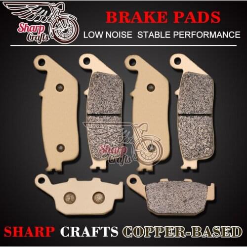 For HONDA CBR250RR MC22 CB400SF Superfour CB400 Four NC36 CBR400RR NC23 NC29 CBR600 FAB Metal Copper-Based Front Rear Brake Pads