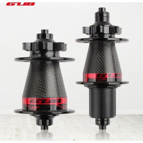 GUB Carbon Fiber Hub Mountain Bike Hub Bearing Aluminum Alloy Hub 32H Barrel Shaft Quick Release 11 Speed Cycling Hub Group