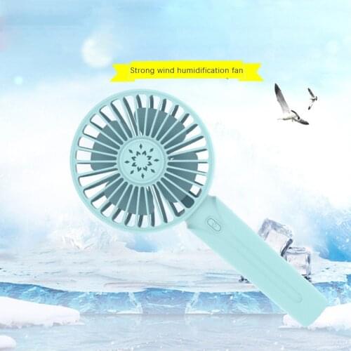 Ventilateur Portable Water Spray Mist Fan Electric USB Rechargeable Handheld Mini Fan 3 speed Air Cooler Outdoor Travel hand fan