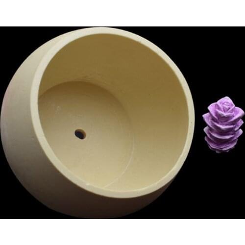 Durable Silicone Flower Pot Mold Cement Concrete Mould DIY Succulent Plant Vase Making