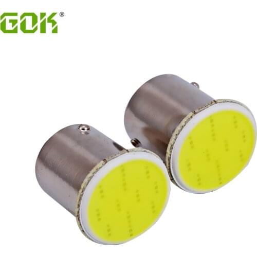 10PCS/Lot 1156 COB LED Reverse Lights 12led Bulbs BA15S led light Car Rear Light P21W Parking Lights Free Shipping