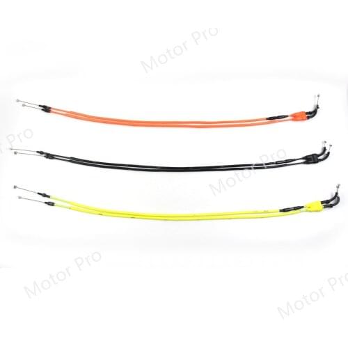 Throttle Cable For Yamaha MT07 FZ07 MT-07 FZ-07 14-17 Stainless Wire Line Rubber Motorcycle Accessories Black 2014 2015 2016