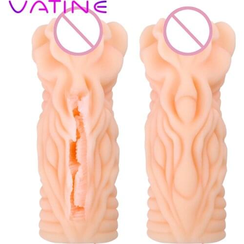 VATINE Realistic Soft Tight Vagina Real Pussy Male Masturbation Sex Toys for Men Sex Products
