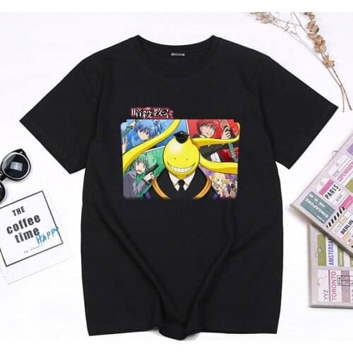 Anime Assassination Classroom Womens T Shirt Kawaii Korosense Manga Pattern Tops Summer Casual Fashion Streetwear Ropa Mujer