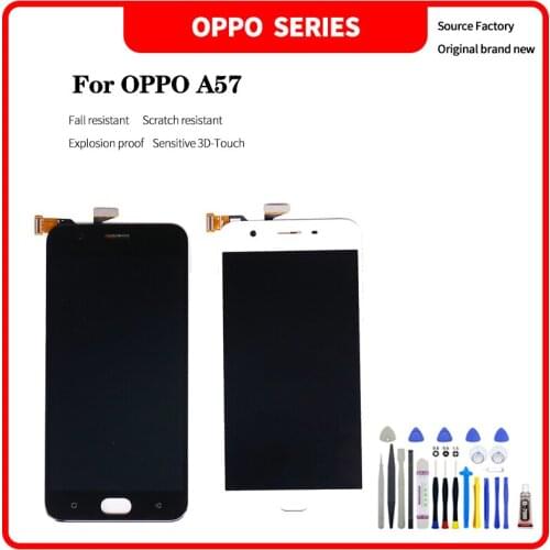 LCD For OPPO a57 LCD Display Touch Screen Digitizer Assembly For OPPO A57 Screen with Disassembly tools