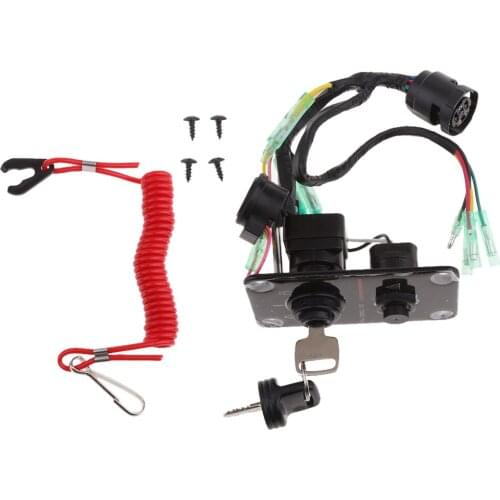 12VDC Single Key Switch Panel Assembly Fits for Yamaha Outboard 704-82570-12-00