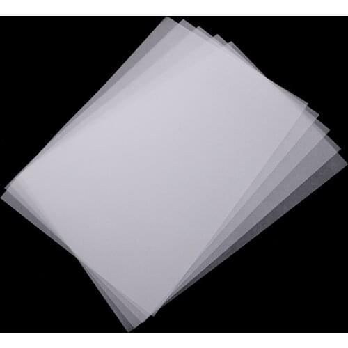 5pcs Shrinkable Paper Shrink Paper Film Sheets For DIY Hanging Ornament