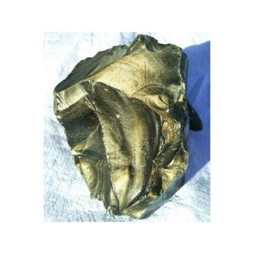 500 grams, new fashion natural gold obsidian natural stone furniture decoration