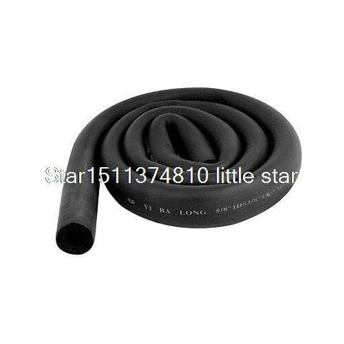 6Ft Length Foam Pipe Thermal Insulation Black for Air Conditioner