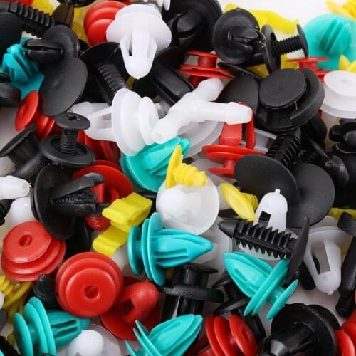 100 PCS Auto Fastener Clip for Volkswagen VW Polo Tiguan Passat B6 B7 B8 T5 T6 Golf UP Vento Arteon Touareg