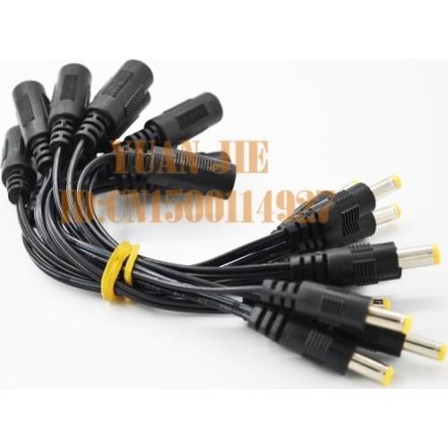 Free shipping DC power cord conversion head DC cable female 5.5 * 2.1mm to turn male4.8 * 1.7mm adapter cable