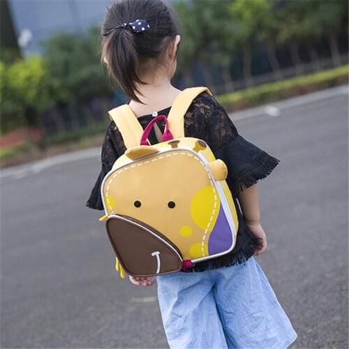 Baby Mini Schoolbags Cartoon Animal Cute Baby Girl Boy Anti-lost Backpacks Child Travel Shoulder Bags Gift for Kids 1-3 Years