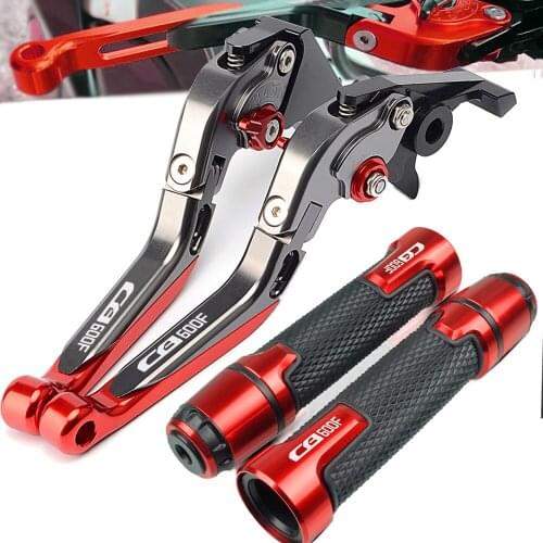 For Honda CB600F CB 600 F 2007 2008 2009 2010 2011 2012 2013 Motorcycle CNC Adjustable Brake Clutch Lever Handle Grips Handlebar