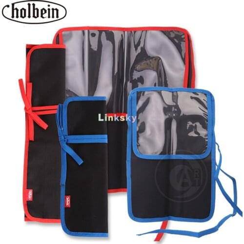 Holbein Waterproof Canvas Hag, Brush Storage Roll Pen Bag, Store Brush To Avoid Damage of Brush Hair When Going Out