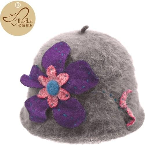 Hot Selling Fashion Rabbit Hats ,Warm Wool Cap For Women Fedoras Beanie Used Snow Winter W10-2915