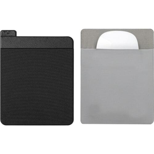 Adhesive Laptop Back Storage Bag Mouse Digital Hard Drive Organizer Pouch Bag for Notebook PC Tablet