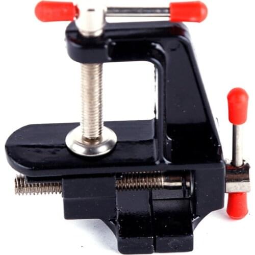 Aluminum Alloy Compact Mini Table Vise35mm Bench Vise Small Flat Pliers Table Vise Mini Diy Household Small Vise