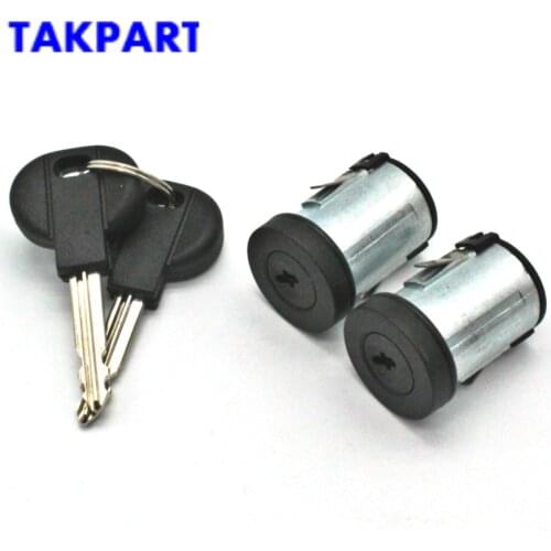 TAKPART Barrel Lock Set Door Lock Set for PEUGEOT EXPERT 806 CITROEN SYNERGIE DISPATCH