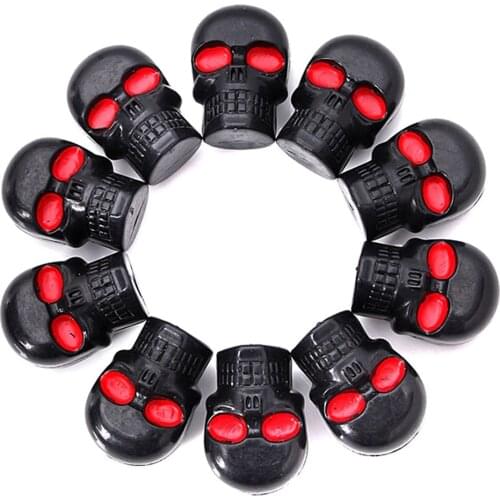 Motorcyle Universal Plastic & Steel Skull License Plate Frame Bolts Screws Caps Fastener Fit Any 6mm Bolts Motor Frame Nut